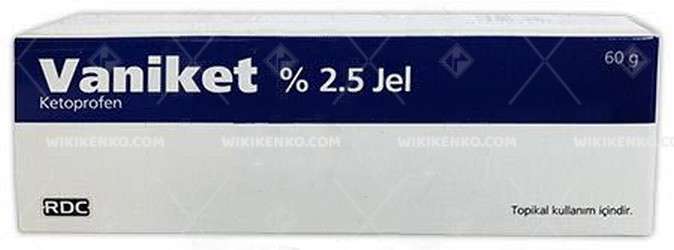 VANIKET %2,5 JEL (60 G) 1 VANIKET 25 JEL 60 G 26232