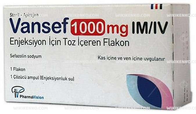 VANSEF 1000 MG IM/IV ENJEKSIYON ICIN TOZ ICEREN FLAKON 1 VANSEF 1000 MG IM IV ENJEKSIYON ICIN TOZ ICEREN FLAKON 35485