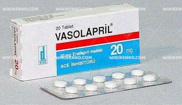 VASOLAPRIL 20 MG 20 TABLET 1 VASOLAPRIL 20 MG 20 TABLET 35510