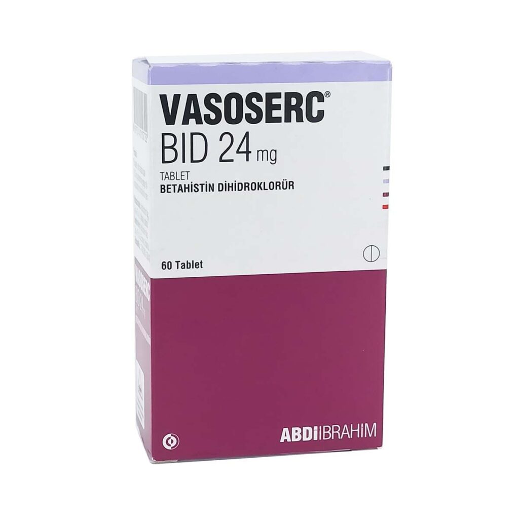 VASOSERC BID 24 MG 60 TABLET 1 VASOSERC BID 24 MG 60 TABLET 26241