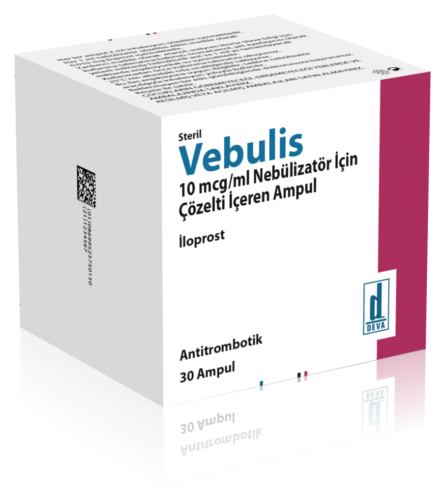 VEBULIS 10 MCG/ML NEBULIZATOR ICIN COZELTI ICEREN 30 AMPUL 1 VEBULIS 10 MCG ML NEBULIZATOR ICIN COZELTI ICEREN 30 AMPUL 26260