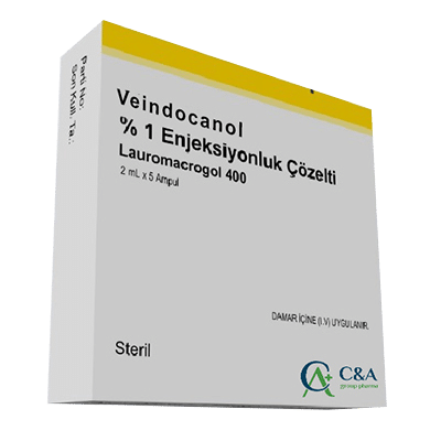 VEINDOCANOL 1 ENJEKSIYONLUK COZELTI 26272