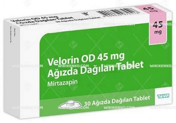 VELORIN OD 45 MG AGIZDA DAGILAN 30 TABLET 1 VELORIN OD 45 MG AGIZDA DAGILAN 30 TABLET 35546