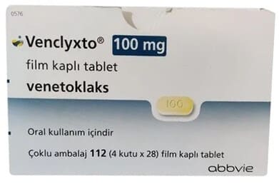 VENCLYXTO 10 MG 14 FILM KAPLI TABLET 1 VENCLYXTO 10 MG 14 FILM KAPLI TABLET 26290