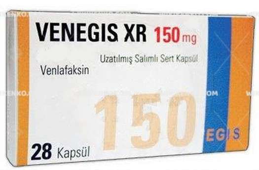 VENEGIS XR 150 MG UZATILMIS SALIMLI 28 SERT KAPSUL 1 VENEGIS XR 150 MG UZATILMIS SALIMLI 28 SERT KAPSUL 26295