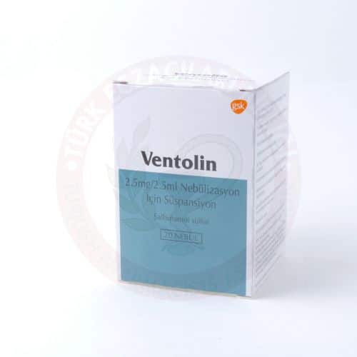 VENTOLIN NEBULES 2,5ML 20 DOZ 1 VENTOLIN NEBULES 25ML 20 DOZ 26310