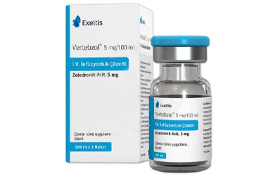 VERTEBZOL 5 MG/100 ML I.V. INFUZYONLUK COZELTI 1 VERTEBZOL 5 MG 100 ML I.V. INFUZYONLUK COZELTI 35591