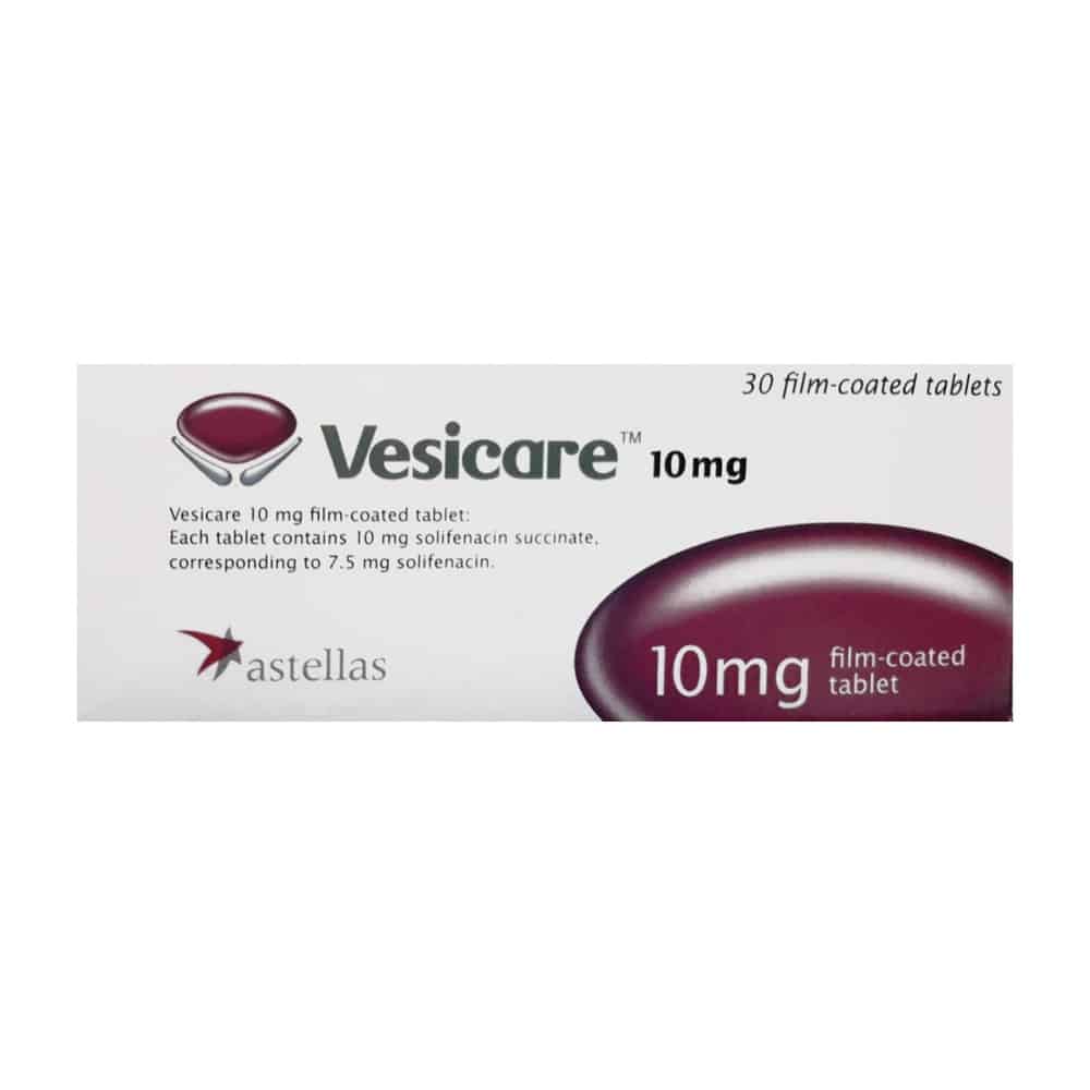 VESICARE 10 MG 30 FILM TABLET 1 VESICARE 10 MG 30 FILM TABLET 35600