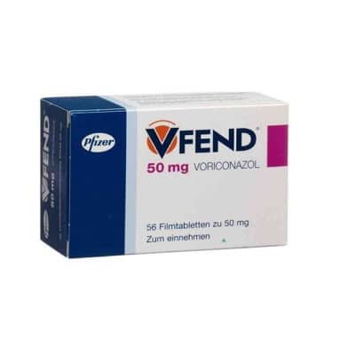 VFEND 50 MG 14 FILM TABLET 1 VFEND 50 MG 14 FILM TABLET 35617