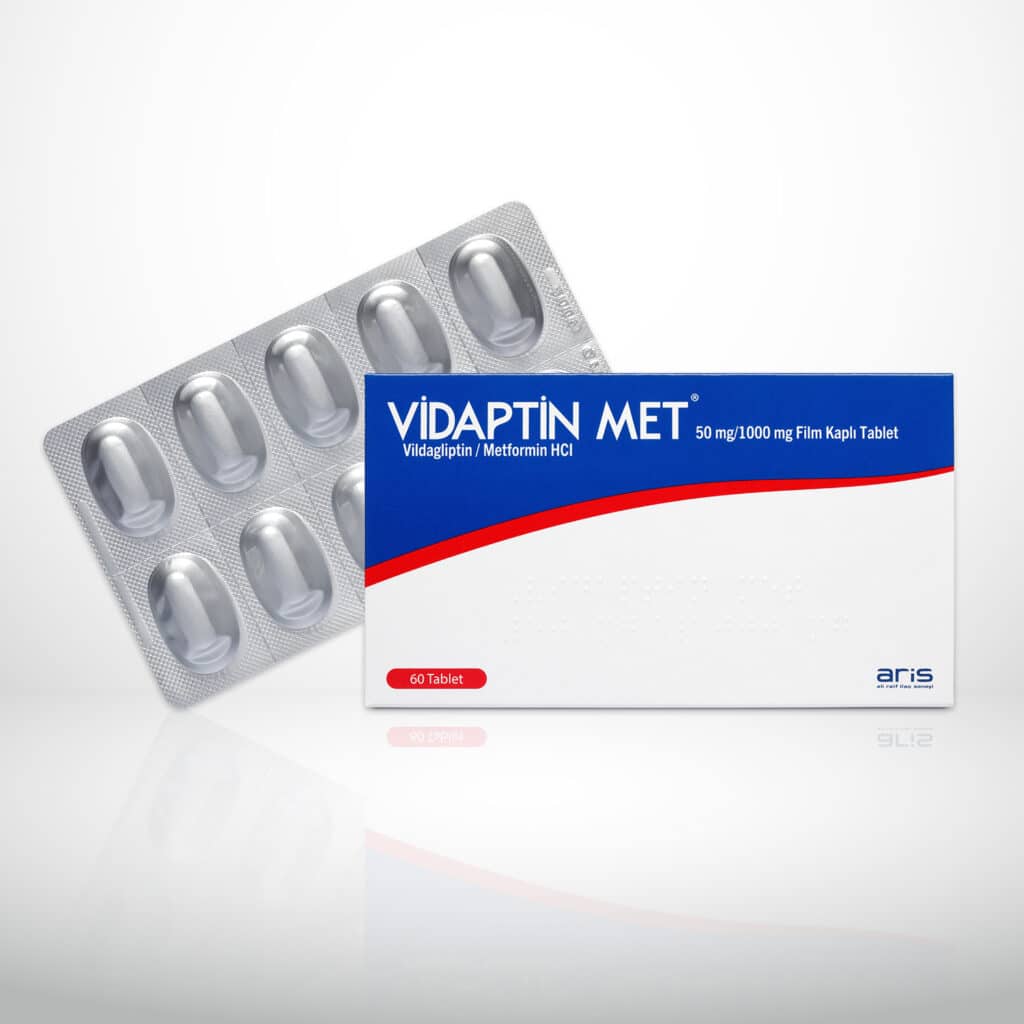 VIDAPTIN MET 50 MG/1000 MG FILM KAPLI TABLET (60 ADET) 1 VIDAPTIN MET 50 MG 1000 MG FILM KAPLI TABLET 60 ADET 26351