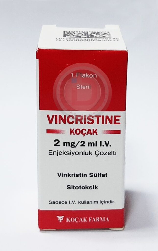 VINCRISTINE-KOCAK 2 MG/2 ML IV ENJEKSIYONLUK COZELTI(1 FLAKON) 1 VINCRISTINE KOCAK 2 MG 2 ML IV ENJEKSIYONLUK COZELTI1 FLAKON 26365