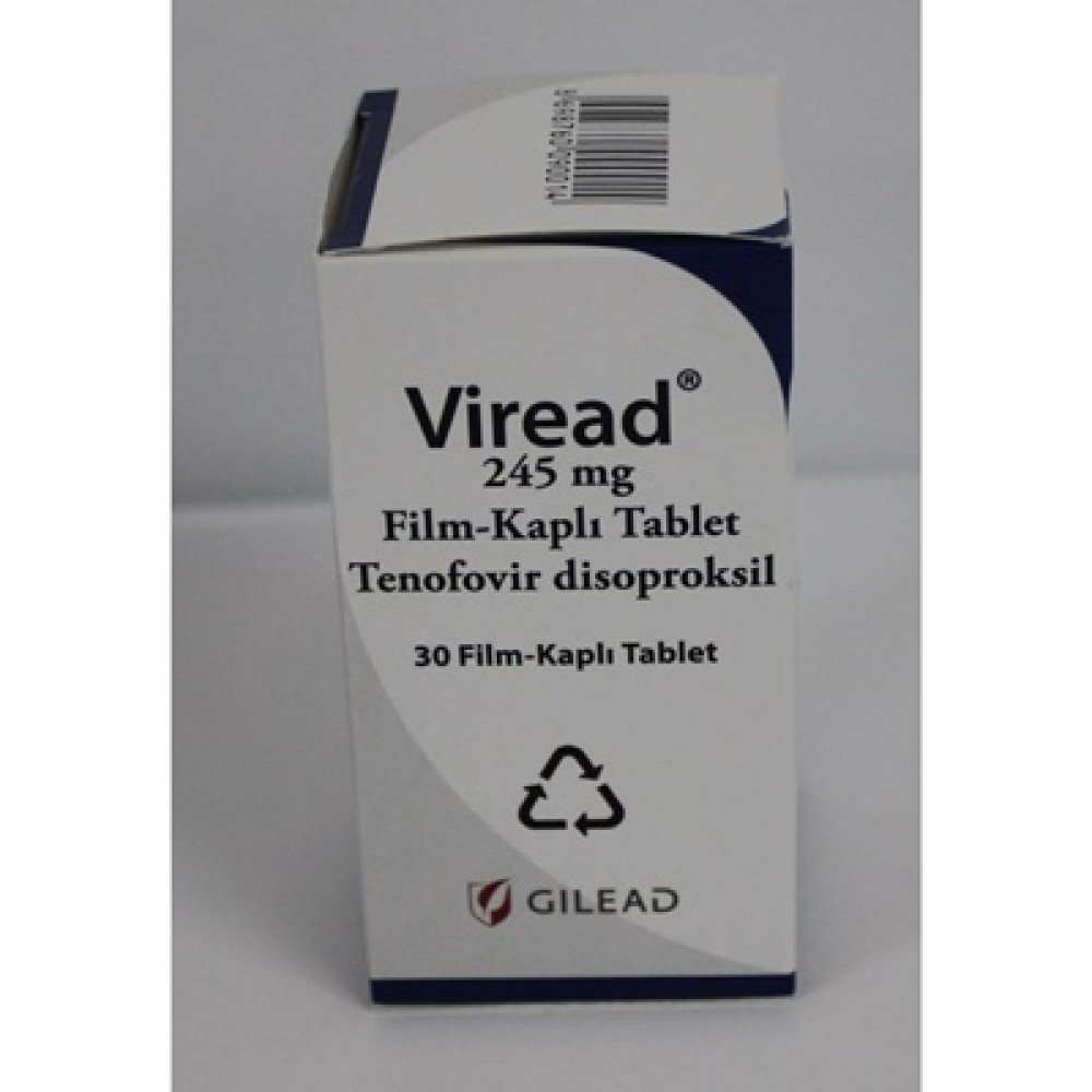 VIREAD 245 MG 30 FILM KAPLI TABLET 1 VIREAD 245 MG 30 FILM KAPLI TABLET 26372