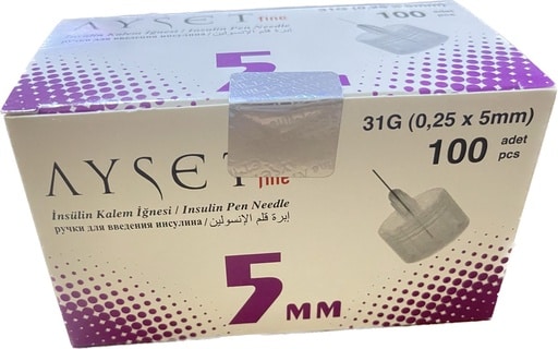 VIVA FINE PLUS INSULIN KALEM IGNESI 31G (0,25 X 6 MM) 1 VIVA FINE PLUS INSULIN KALEM IGNESI 31G 025 X 6 MM 26401