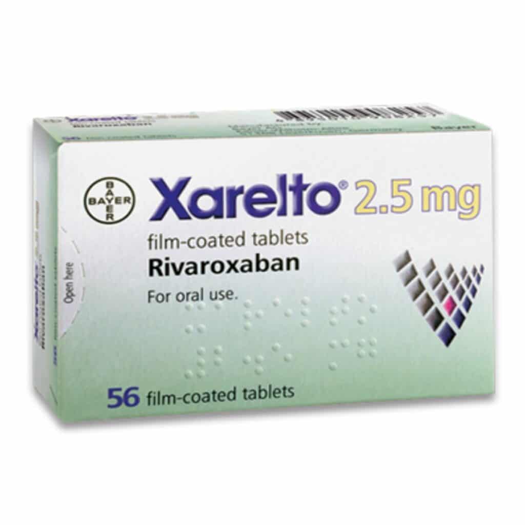 XARELTO 2,5 MG 56 TABLET 1 XARELTO 25 MG 56 TABLET 26471