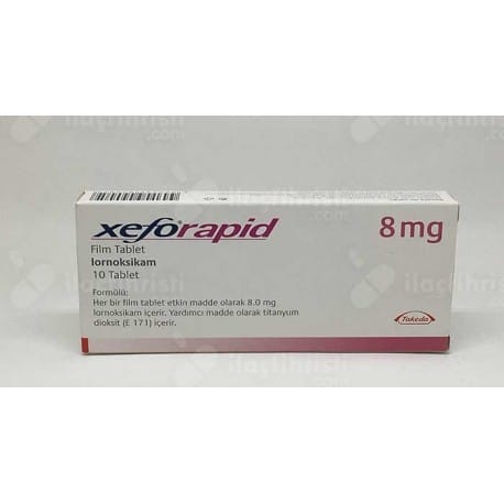 XEFO RAPID 8 MG 10 FILM TABLET 1 XEFO RAPID 8 MG 10 FILM TABLET 26474