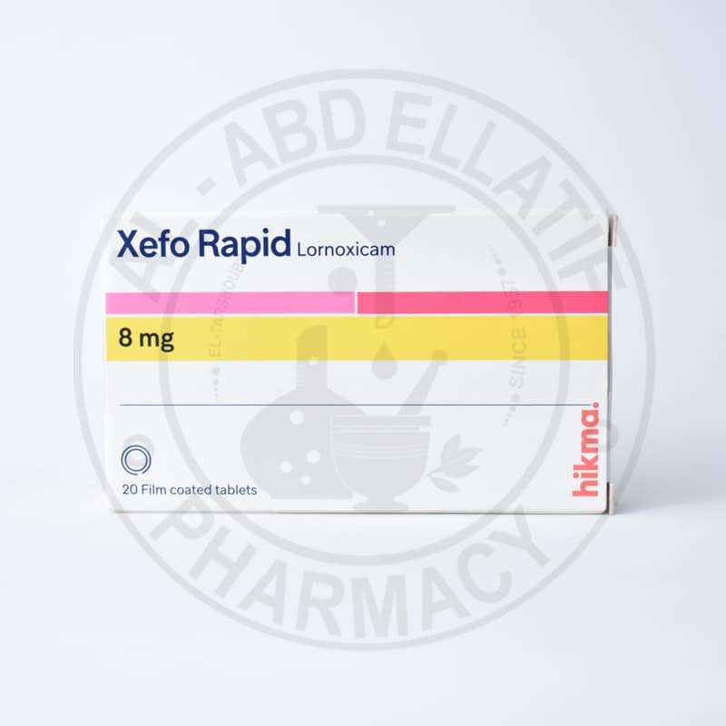 XEFO RAPID 8 MG 20 FILM TABLET 1 XEFO RAPID 8 MG 20 FILM TABLET 35812