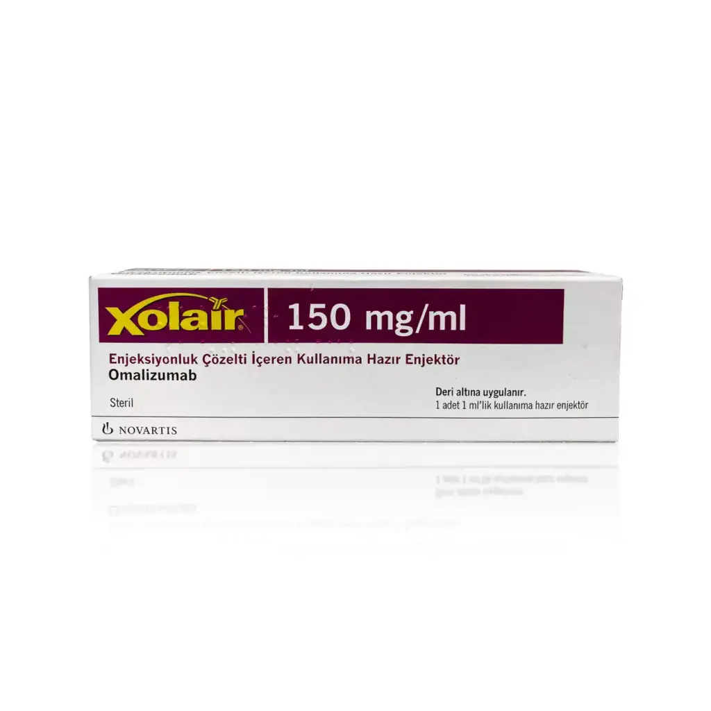 XOLAIR 75 MG/0,5 ML ENJEKSIYONLUK COZELTI ICEREN KULLANIMA HAZIR ENJEKTOR (1 ADET) 1 XOLAIR 75 MG 05 ML ENJEKSIYONLUK COZELTI ICEREN KULLANIMA HAZIR ENJEKTOR 1 ADET 26495