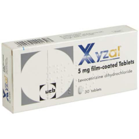 XYZAL 5 MG 20 FILM TABLET 1 XYZAL 5 MG 20 FILM TABLET 35853