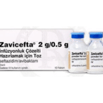 ZAVICEFTA 2/0,5 G INFUZYONLUK SOLUSYON ICIN TOZ
