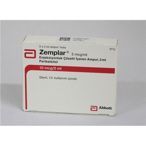 ZEMPLAR 5 MCG/ML ENJEKSIYONLUK COZELTI ICEREN AMPUL 2 ML 5 AMPUL 1 ZEMPLAR 5 MCG ML ENJEKSIYONLUK COZELTI ICEREN AMPUL 2 ML 5 AMPUL 35901