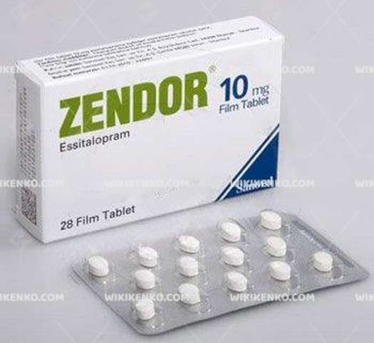 ZENDOR 10 MG 28 FILM TABLET 1 ZENDOR 10 MG 28 FILM TABLET 35906