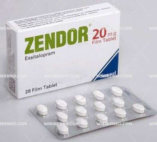 ZENDOR 20 MG 28 FILM TABLET 1 ZENDOR 20 MG 28 FILM TABLET 35909