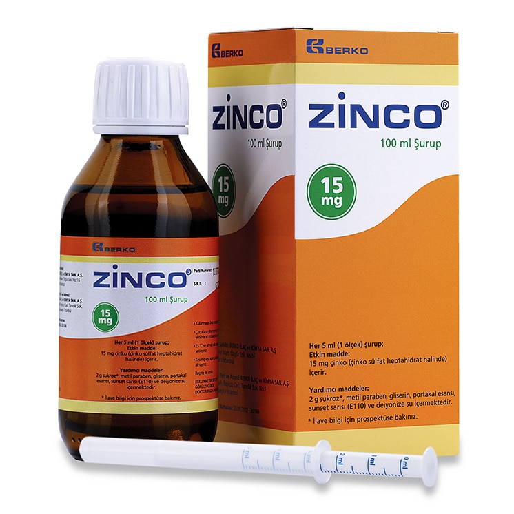 ZINCO 15 MG 100 ML SURUP 1 ZINCO 15 MG 100 ML SURUP 51148