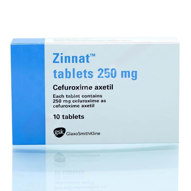 ZINNAT 250 MG 20 TABLET 1 ZINNAT 250 MG 20 TABLET 35966