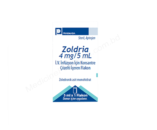ZOLEDRIN 4 MG/5 ML IV INFUZYON ICIN KONSANTRE COZELTI ICEREN FLAKON 1 ZOLEDRIN 4 MG 5 ML IV INFUZYON ICIN KONSANTRE COZELTI ICEREN FLAKON 36006