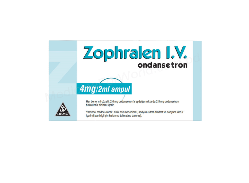 ZOPHRALEN 4 MG/2 ML IV 5 AMPUL 1 ZOPHRALEN 4 MG 2 ML IV 5 AMPUL 36033