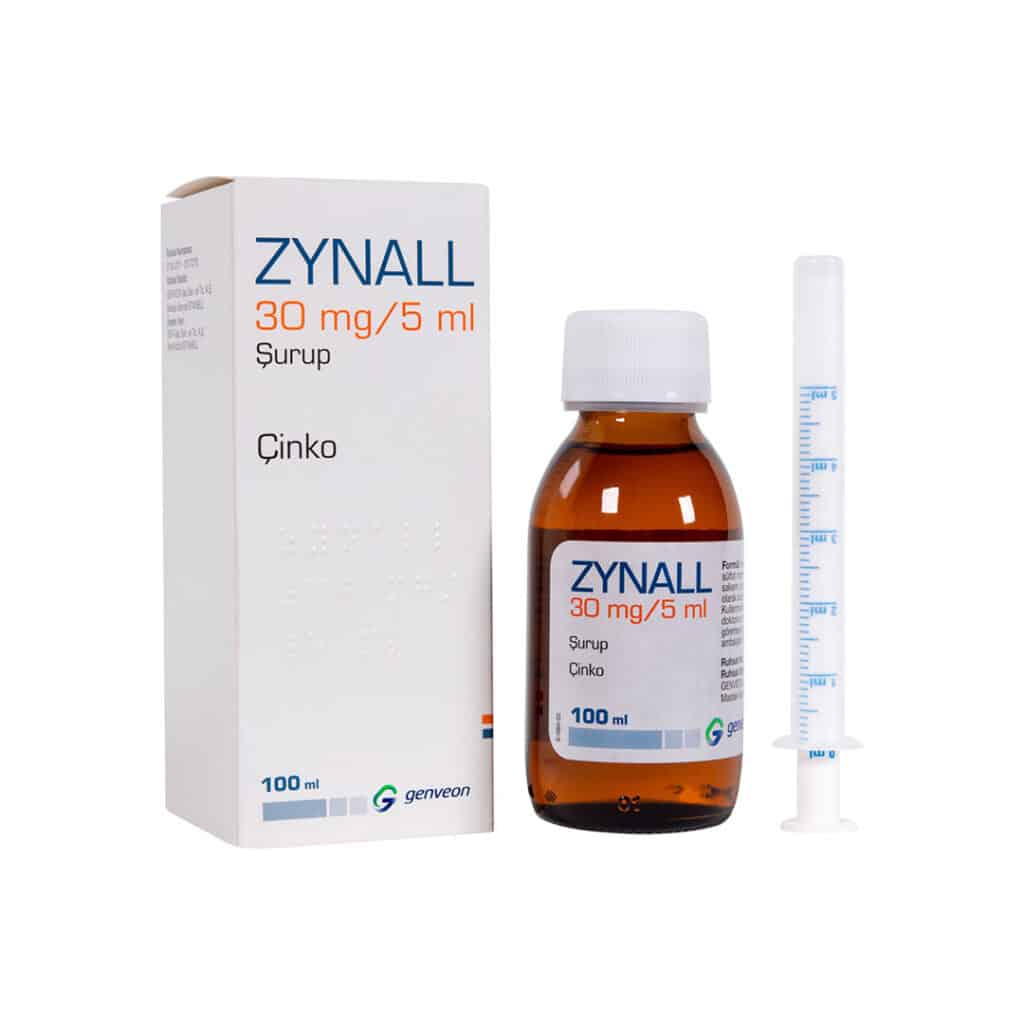 ZYNALL 30 MG/ 5 ML SURUP (100 ML) 1 ZYNALL 30 MG 5 ML SURUP 100 ML 51068